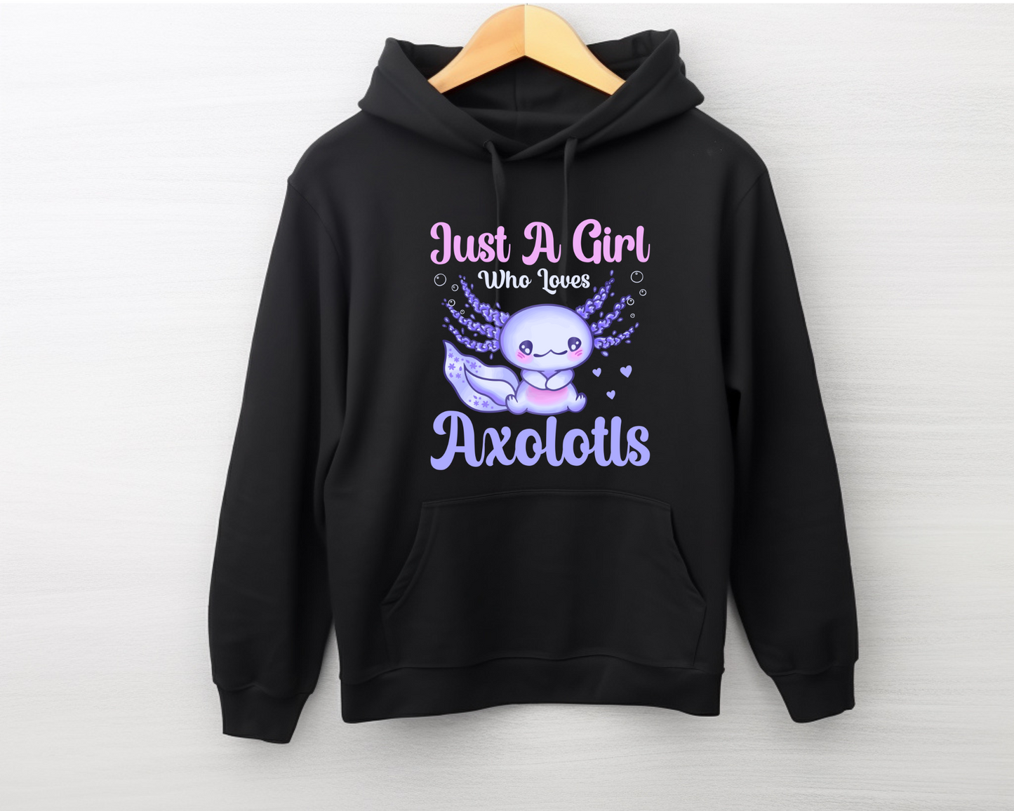 Just A Girl Who Loves Axolotl Hoodie